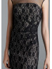 Illusion Neck Black Lace Fashion Mini Cocktail Dress